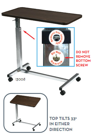 Deluxe, Tilt-Top Overbed Table